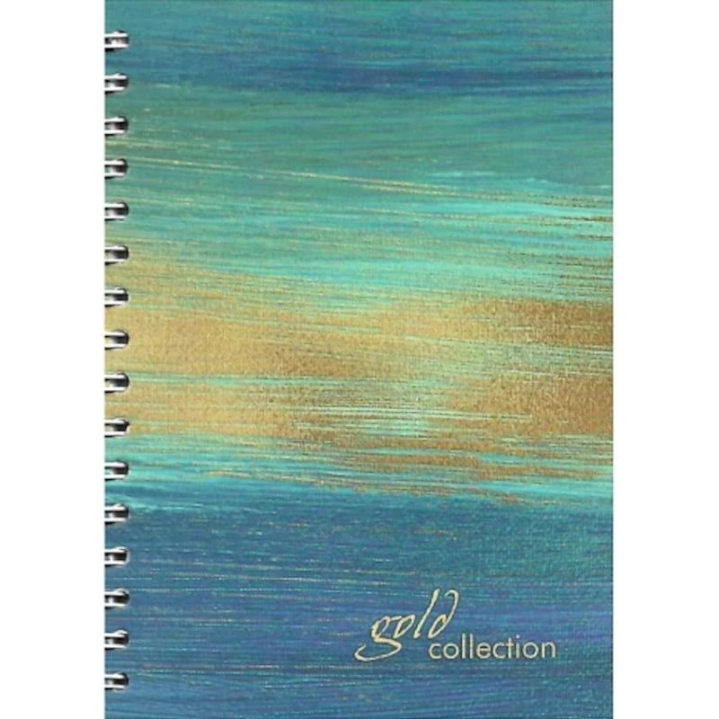 Блокнот "Gold Collection" 60 л, ф.А6 (102*146 мм), клетка, гребень слева, обложка - мелованный картон, "Полином"