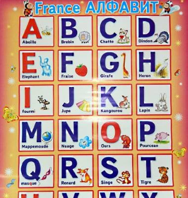 France Алфавит. ф.А2. - М.: Праздник. - Плакат.