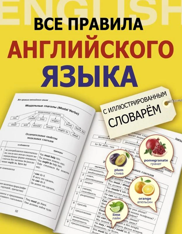 Державина В.А. Все правила английского языка с иллюстрированным словарем. - М.: АСТ, 2023. - 288 с. - (Все правила + иллюстрированный словарь). - интегр. обл.