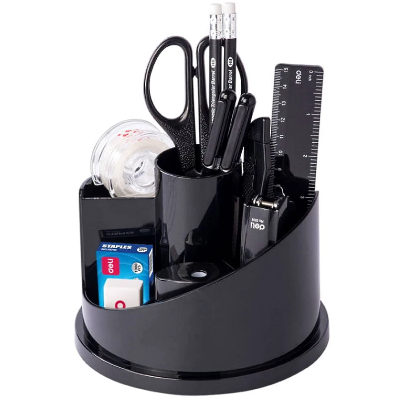 Органайзер "Maxi", 7 отделений, 16 предметов, вращающийся, PS пластик, 115*150*150 мм, "Deli"