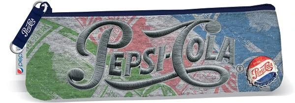 Пенал кошелек "Pepsi", молния, полиэстер, 210*60*3 мм, "Seventeen"