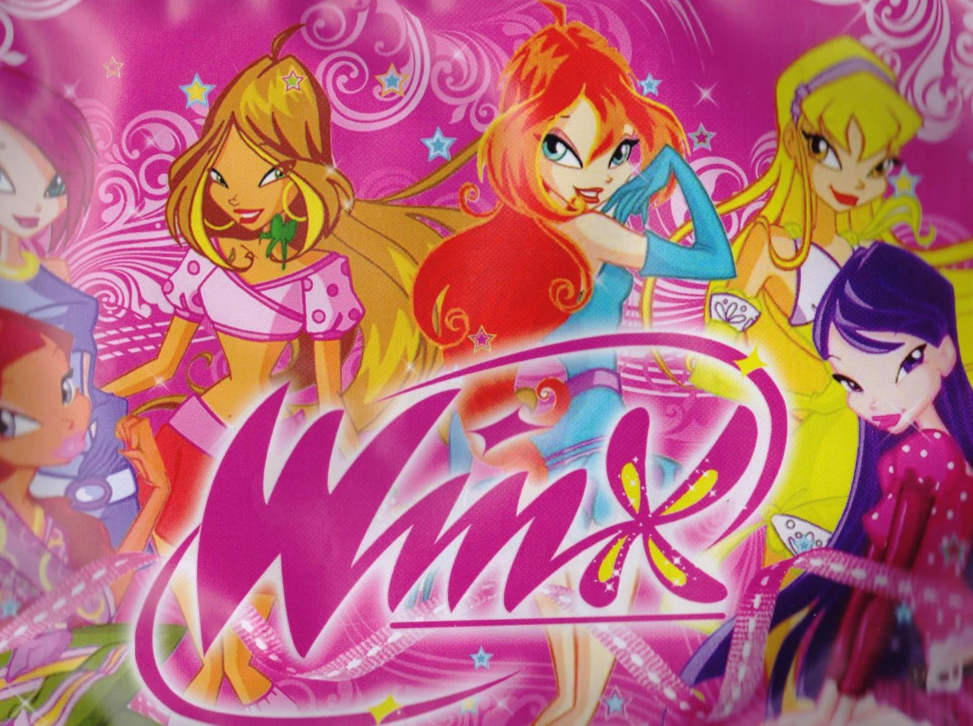 Сумка молодежная "Winx", ремень, молния, кожзаменитель, "Канцбург"