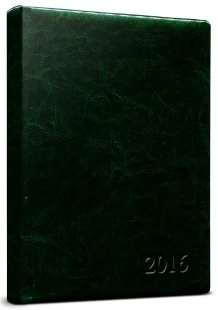 Ежедневник ф.А5 (143*203 мм) "Виладж", датированный 2015, ляссе, перфорация уголка, двухцветная печать, мягкая обложка, искусственная кожа, 336 с, "Проф-Пресс", подходит на 2026 г