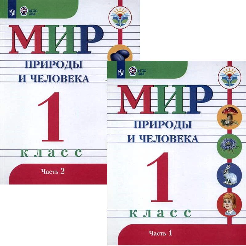 Матвеева Н.Б, Ярочкина И.А, Попова М.А, Куртова Т.О. Мир природы и человека. 1 кл. Учебник для общеобразовательных организаций, реализующих адаптированные основные общеобразовательные программы. Комплект в 2 частях. Ч.1, Ч.2. - М.: Просвещение, 2025. - 64