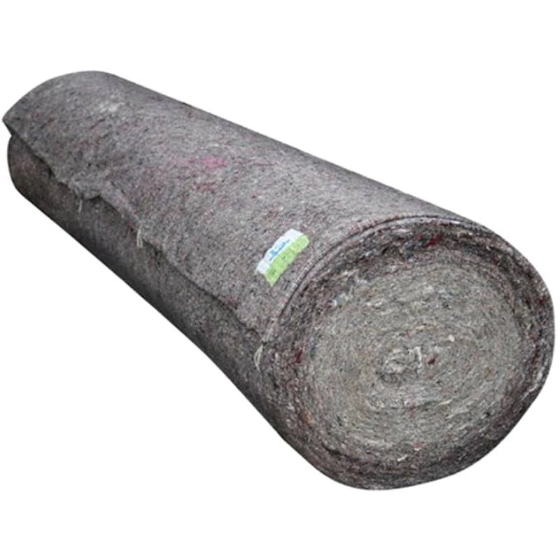 Полотно техническое нетканое, редкопрошивное, серый хлопок, 180 г/м2, 500 мм, рулон 50 м.