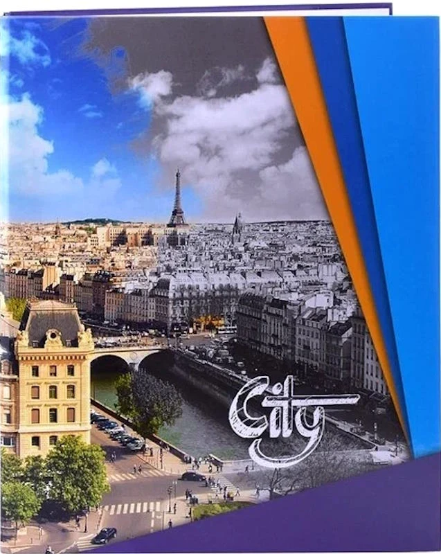 Тетрадь на кольцах, сменный блок 120 л, ф.А5 (175*220 мм), без линовки, ламинированный картон, "Апплика"