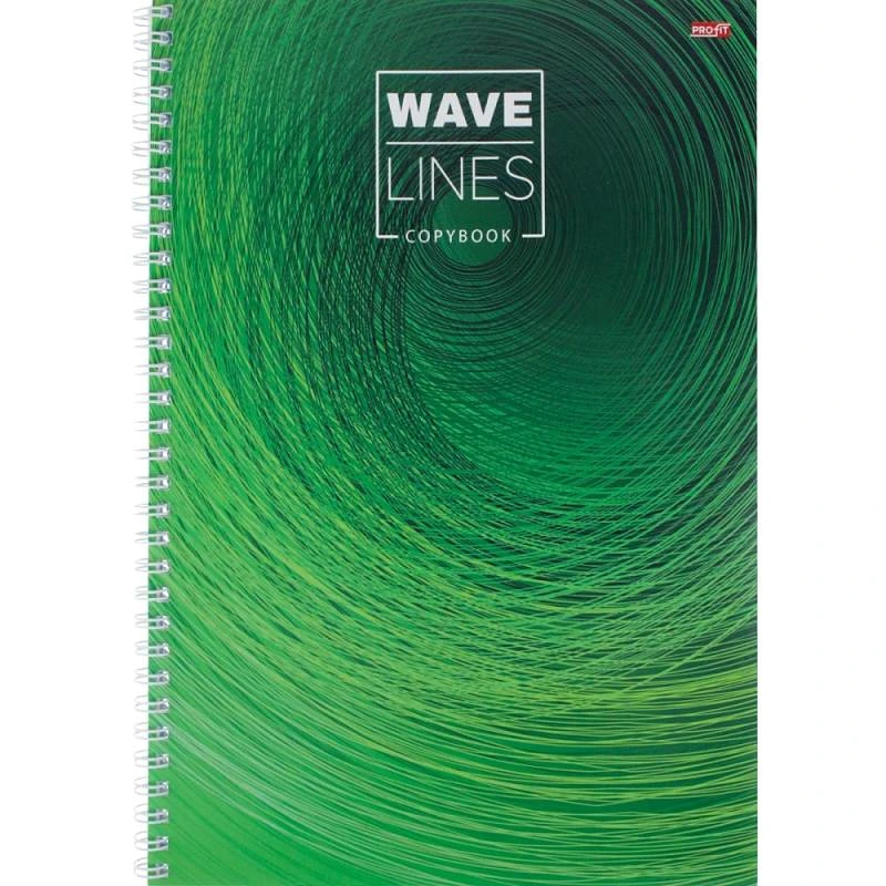 Тетрадь 80 л. ф.А4 (202*273 мм), клетка, белизна 90%, гребень, цветная мелованная обложка, "Profit"