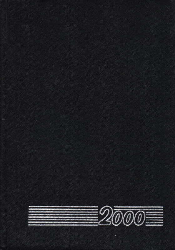 Ежедневник ф.А5 (148*208 мм), датированный 2000, двухцветная печать, бумвинил, УЦЕНЕННЫЙ