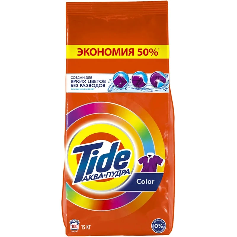 Стиральный порошок, "Tide автомат Колор", 15 кг