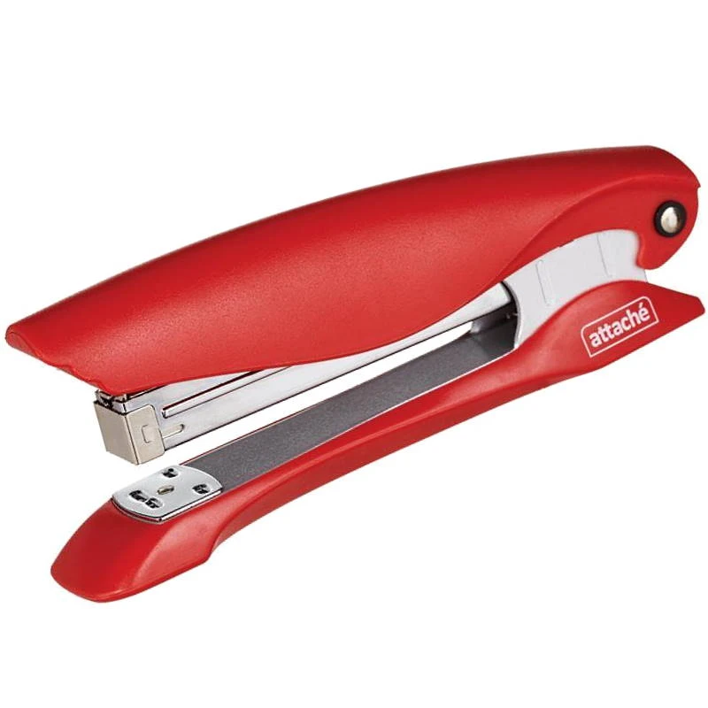 Степлер такер, до 20 л, №24/6, глубина 90 мм, загрузка 150 скоб, металлический механизм, металлический антистеплер, "Attache"