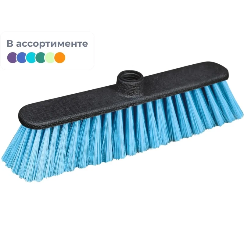 Щетка для уборки 32 см, щетина 7 см, без черенка, полипропилен, "Азур"