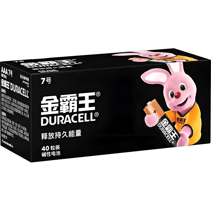 Батарейка AAA/LR03, алкалин, упак 40 шт, "DURACELL", Китай