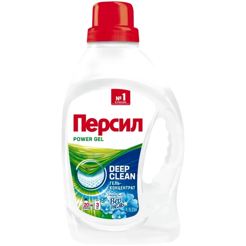 Гель-концентрат для стирки, Свежесть от Вернеля, 1.3 л, "Persil"