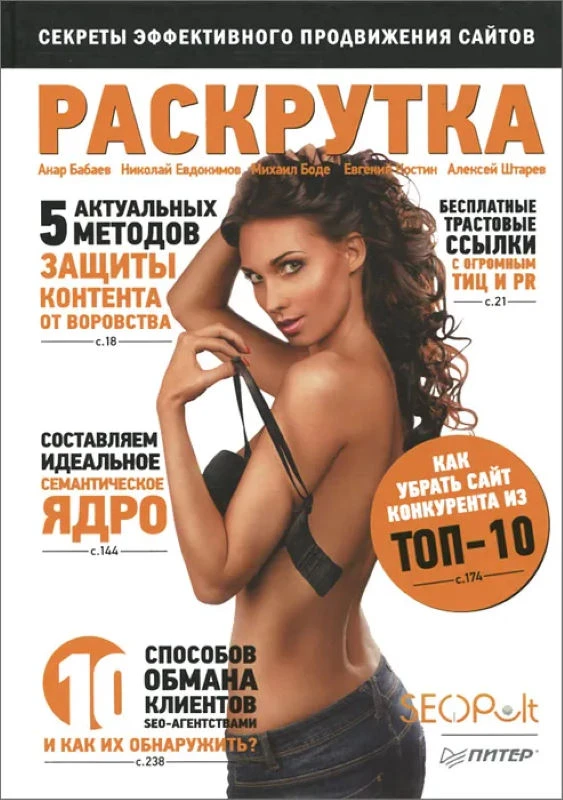 Бабаев А. Б. Раскрутка: секреты эффективного продвижения сайтов. 2014. - 272 с. - тверд. обл.