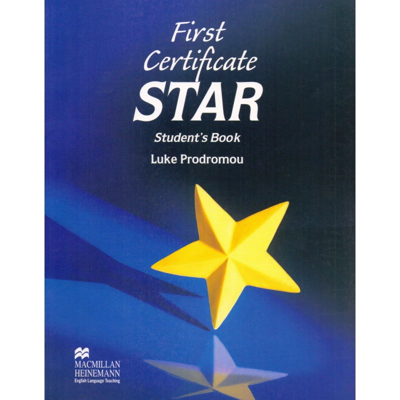 Prodromou L. First Certificate Star. Student's Book. - Oxford: Macmillan Heinemann English Language Teaching, 2008. - 240 с. - мягк. обл.