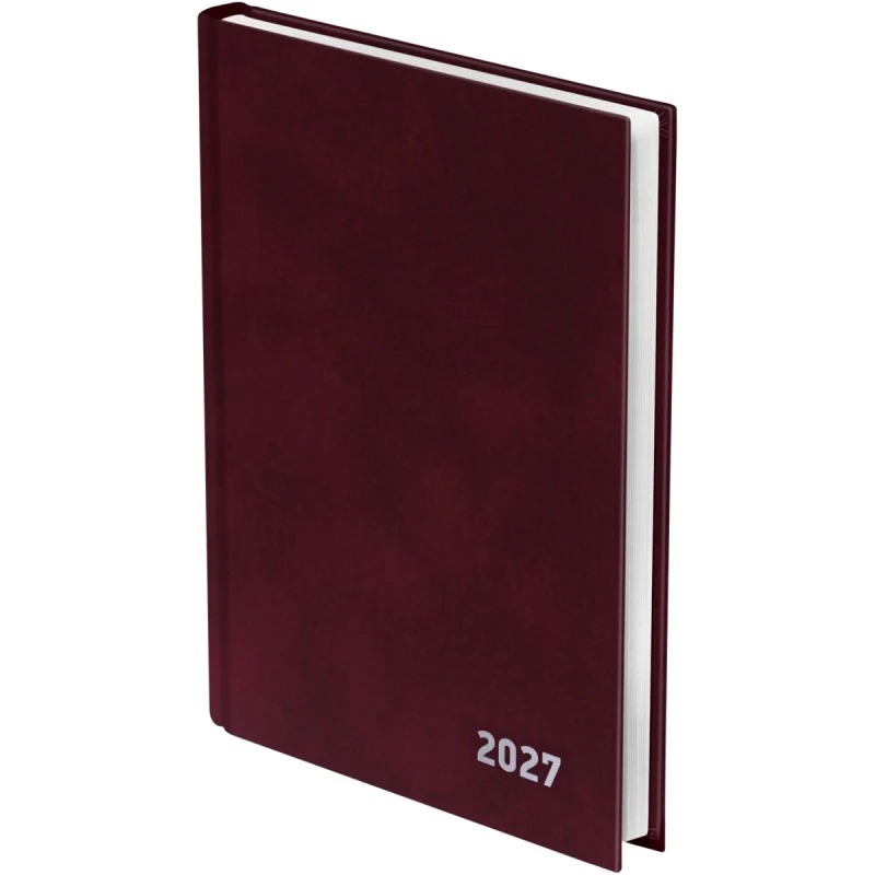 Ежедневник ф.А5 (135*206 мм), датированный 2027 г, блок 60 г/м2, бумвинил, 336 с, "BG"