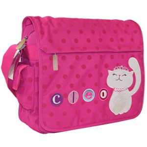 Сумка "Kitty line", 2 отделения, 1 карман, на длинном ремне, размер 350*300*120 мм, "LycSac"