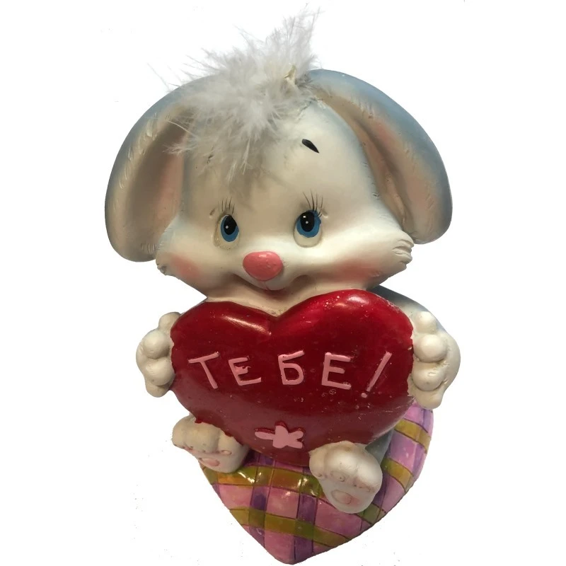 Фигурка декоративная - копилка "Кролик Ушастик", высота 16 см, "Choosing Porcelain"