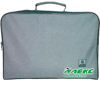 Конференц-сумка "Бонус", 1 отделение, молния, тканевая ручка, плечевой ремень, нейлон, 400*290*5 мм, "Алекс"