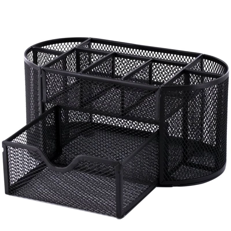 Органайзер 9 отделений, черная металлическая сетка, 220*105*110 мм, "Alingar"