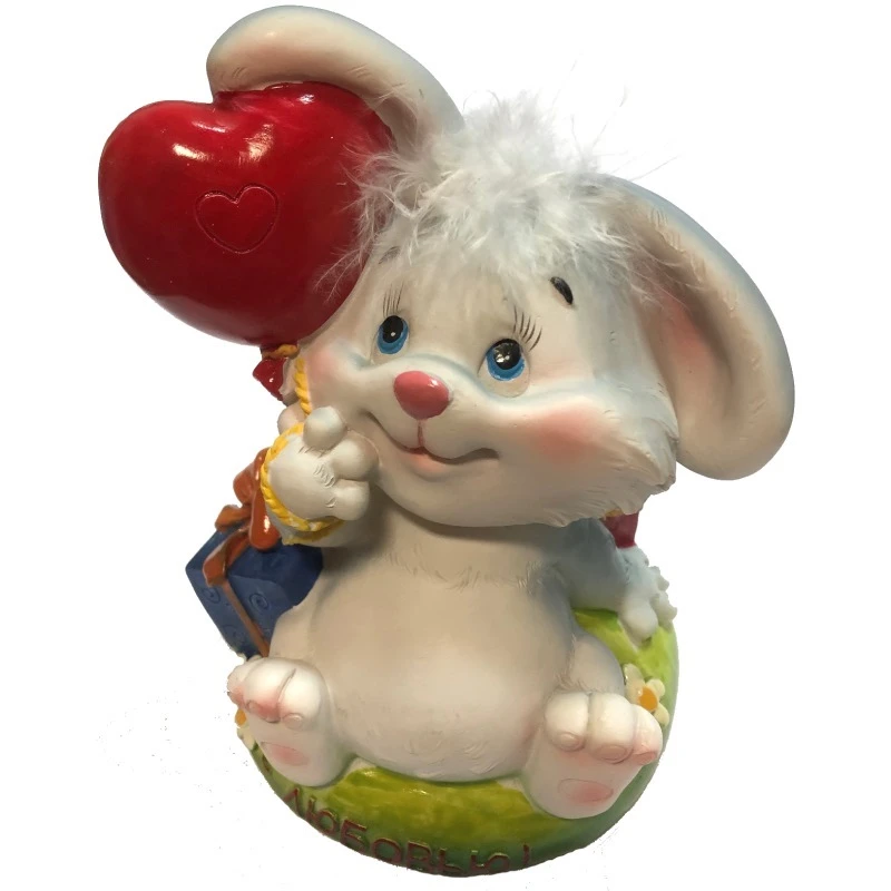 Фигурка декоративная - копилка "С любовью", высота 14 см, "Choosing Porcelain"