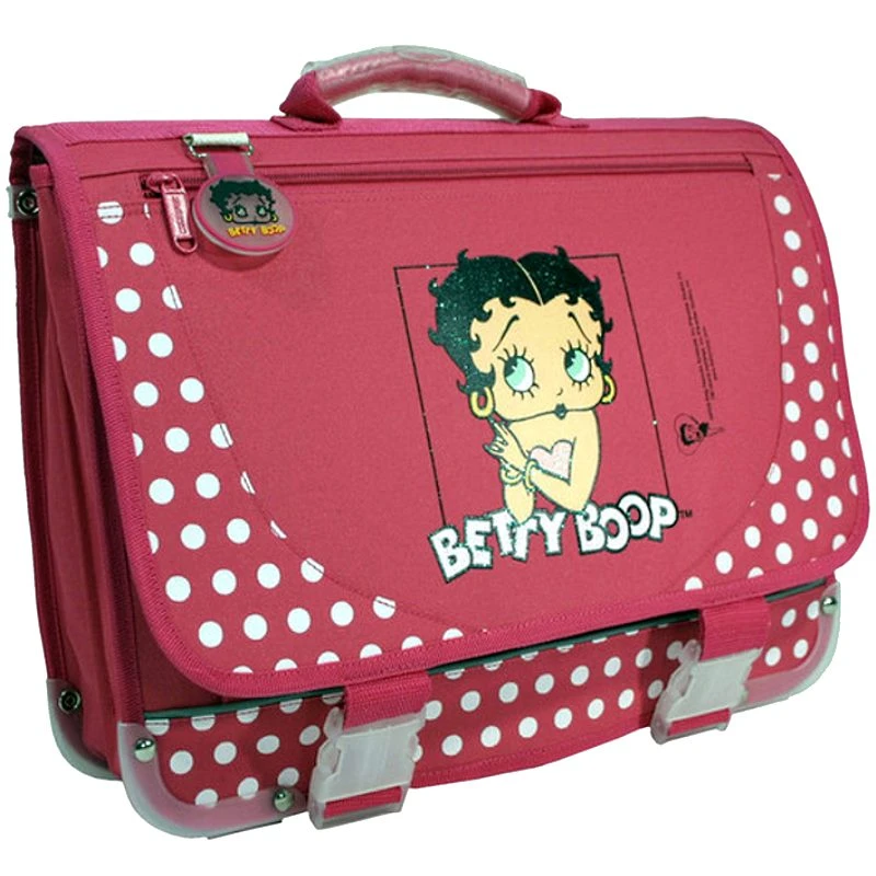 Ранец-портфель детский "BETTY BOOP", горизонтальный, размер 320*390*110 мм, "PASO"