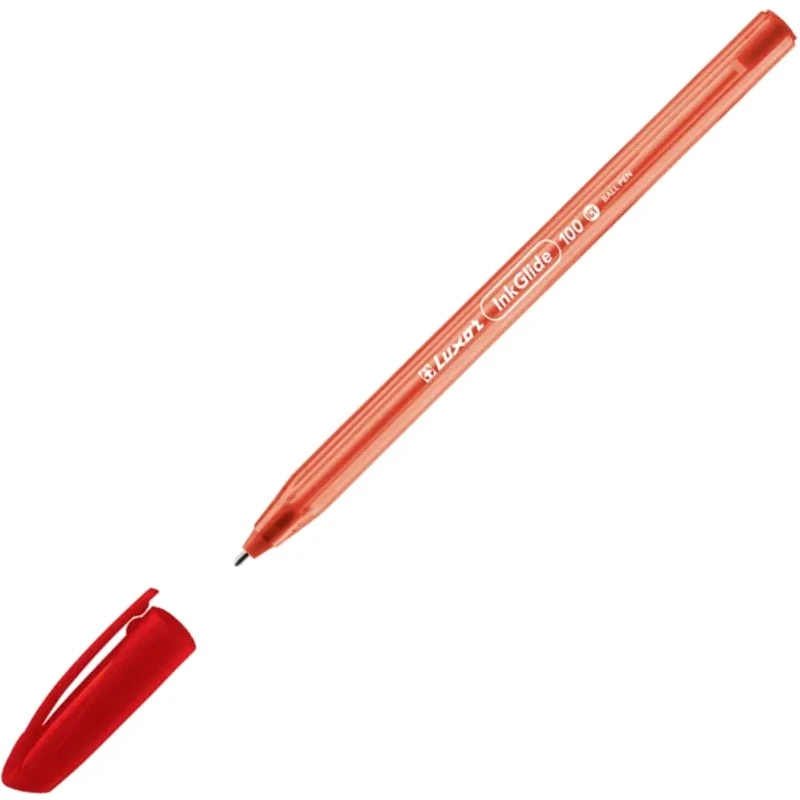 Ручка шариковая "Inkglide Icy", сменный стержень, масляная основа, игловидный наконечник 1 мм, линия 0,5 мм, "Luxor"