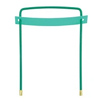 Металлопластиковый сшиватель, зеленый, упак. 10 шт, "Офис сшивка"