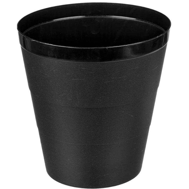 Круглая цельная корзина для мусора 14 л, пластик, "BURO"