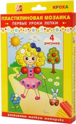 Пластилиновая мозаика №4 "Кукла", "Луч"