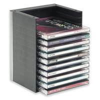 Стойка пластиковая на 12  CD в коробках, 110*135*172 мм, "Profi Office"