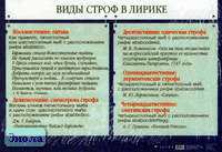 Зинина Е.А. Виды строф в лирике. Часть 2. Восьмистишие, девятистишие, десятистишие, одиннадцатистишие, четырнадцатистишие. - ф.100*70 см. - М.: Дрофа, 2004. - Глянцевая односторонняя карта.