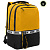 Рюкзак, анатомическая спинка, 2 отделения, 4 кармана, молния, полиэстер, 290*430*150, "Grizzly" (дизайн: черно-желтый, арт.RU-337-2/2)