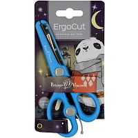 Ножницы детские "ERGOCUT" 135 мм, тупоконечное лезвие 63 мм, нержавеющая сталь, возвратный механизм, пластиковые ручки, "Bruno Visconti"