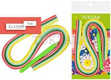 Бумажные полоски для квиллинга 10 цв. 120 шт, 420*5 мм, инструмент, "Tukzar"