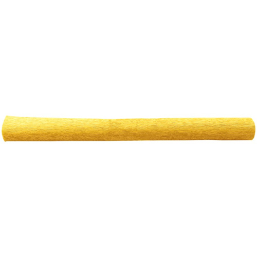 Креп-бумага желтая, рулон 500*2500 мм, 128 г, растяжение 250 %, "WEROLA"