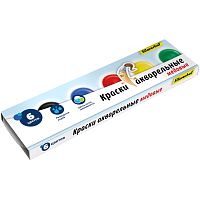 Медовая акварель 6 цв, кювета 2,5 г, картонная упак, "Silwerhof"