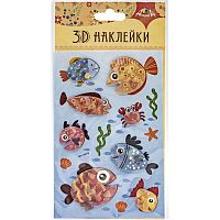 Наклейки бумажные 3D, 95*185 мм. "АппликА"
