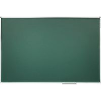 Доска магнитно-меловая "Ultra", настенная, 1000*1500 мм, зеленая, полочка, лаковое покрытие, алюминиевая рамка, "Attache"