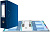 Папка "ClassicHC" ф.А4 (275*315 мм), 2 кольца, 2 арочных механизма, фиксатор спрапва и слева, торец 125 мм, картон/цветной ПВХ, торцевой карман, "Expert" (цвет: синий, арт.251541)