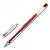 Ручка гелевая HJR-500B, сменный стержень 138 мм, шарик 0,7 мм, линия 0,5 мм, "Crown" (цвет: красный)