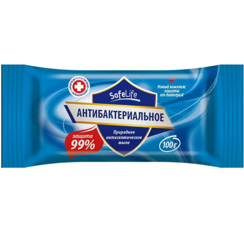 Мыло туалетное "Антибактериальное" 100 г. Мыло туалетное "Антибактериальное" 100 г.