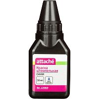 Краска штемпельная 50 гр, водная основа, дозатор, "Attache/Выбор есть"