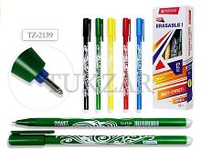 Ручка гелевая, синие стираемые чернила, сменный стержень 127 мм, игловидный наконечник, линия 0,5 мм, "Tukzar"