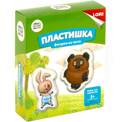 Фигурки из теста "Союзмультфильм". 2 формочки. Пластишка. 5+. - "LORI".