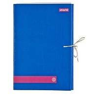 Папка архивная ф.А4 (210*315 мм), торец 30 мм, 2 завязки, ламинированный цветной картон 1,25 мм, "Attache"