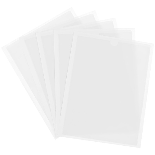 Самоклеящийся карман на обложку папки ф.А4 (220*312 мм), ПВХ 110 мкм, упак. 5 шт, "OfficeSpace" фото 2