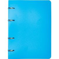 Тетрадь на кольцах, сменный блок 80 л, ф.А5 (160*215 мм), клетка, "Silwerhof", пластик. обл,