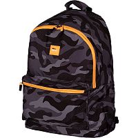 Ранец школьный "Black Camouflage", молния, карман, полиэстер, 410*300*180 мм, "Milan"