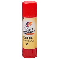 Клей-карандаш "Школа творчества" 21 г, PVP, "Луч"